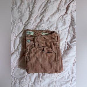 Pacsun pink corduroy mom jeans size 23